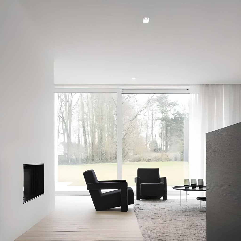 Elliot Armchair Velvet Black Pair Living Room