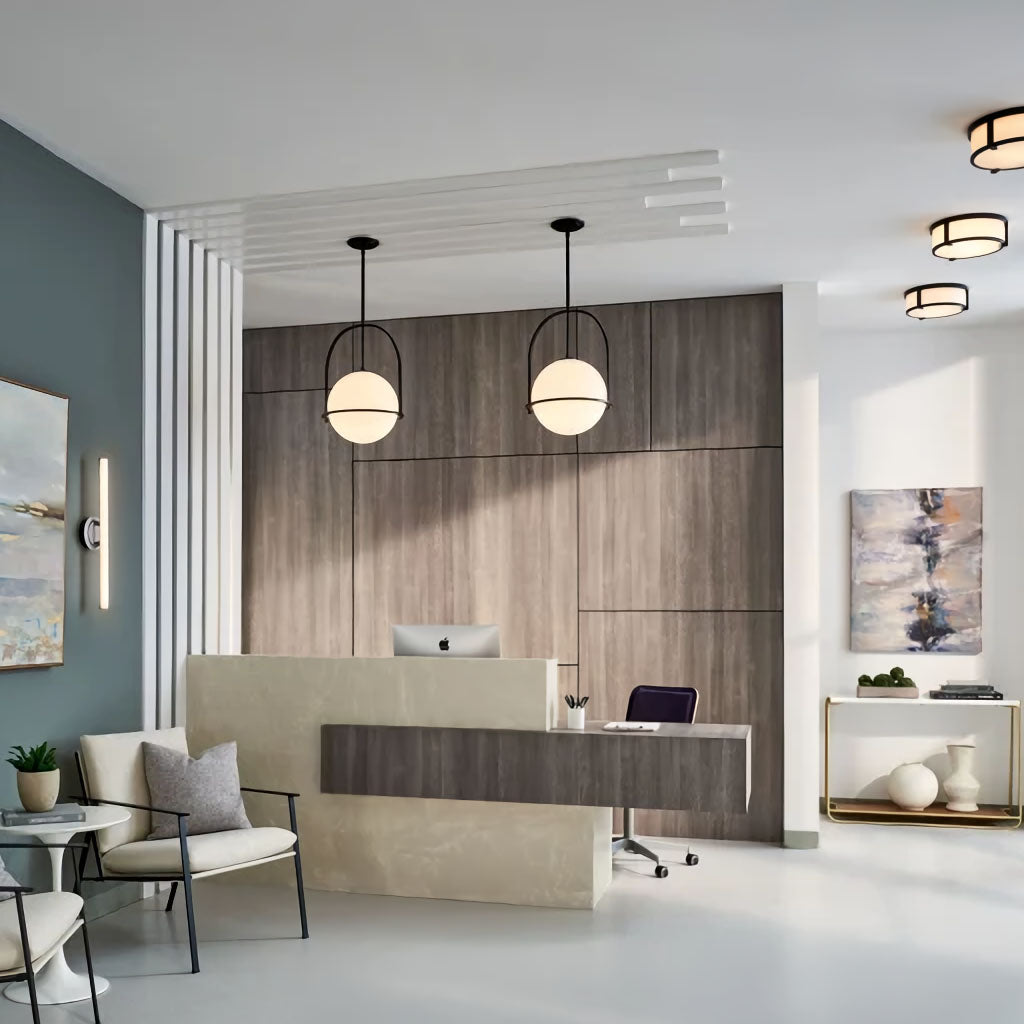 Hinkley Pendant Lamp Black Office