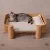 Ashwood Anti friction loop fleece Pet Bedding Cream High Density Foam