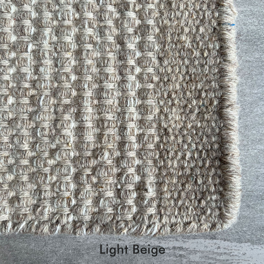 Asko Rug Light Beige Close Up