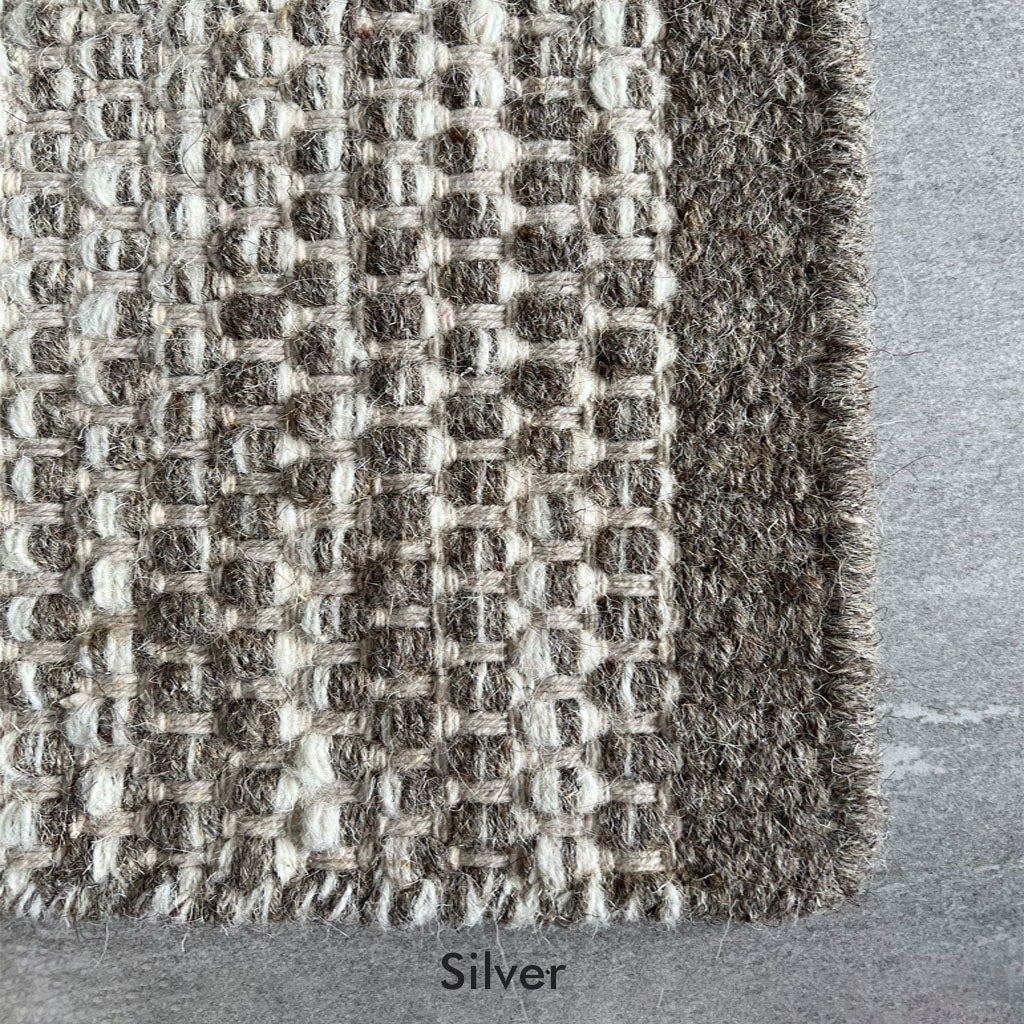 Asko Rug Silver Close Up