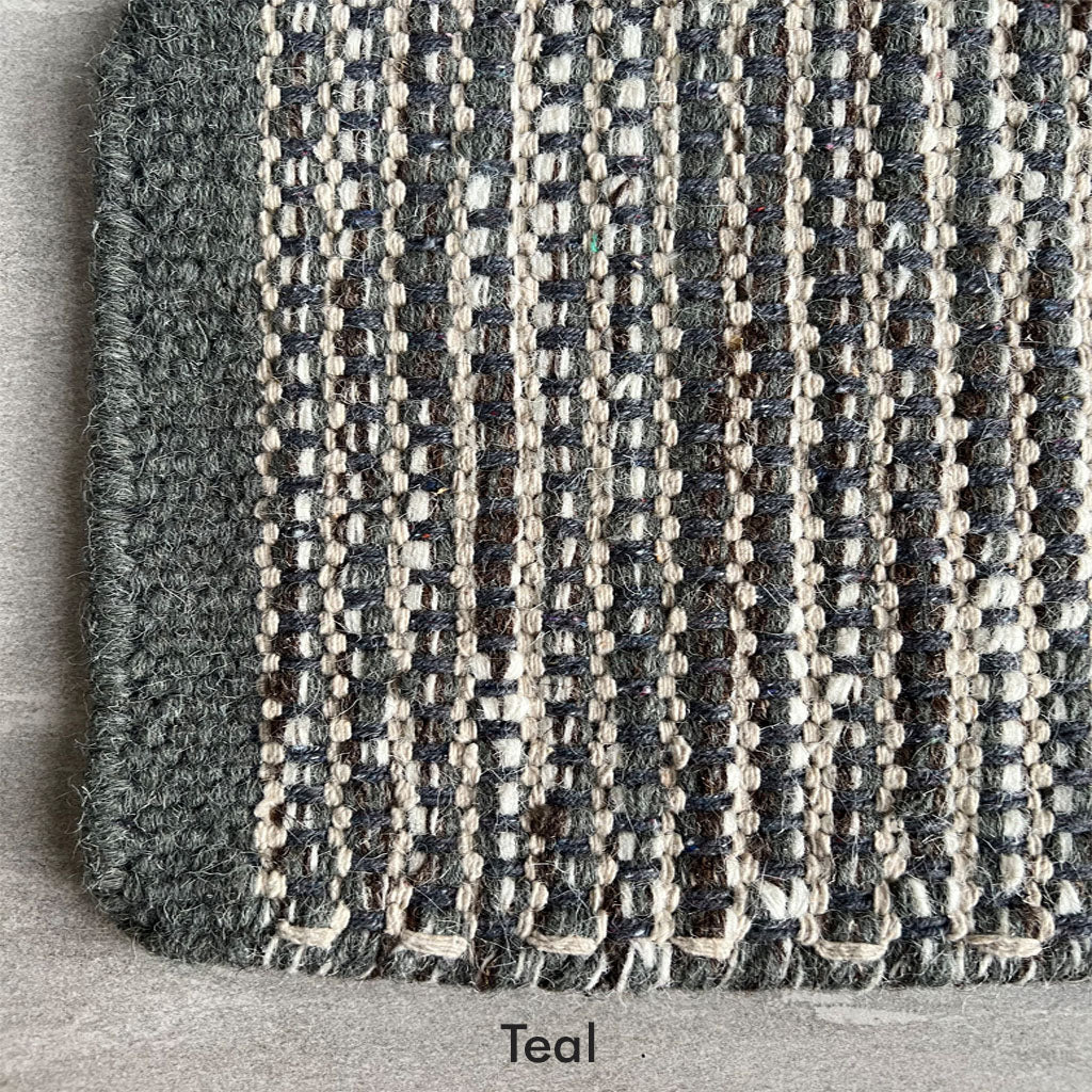 Asko Rug Teal Close Up
