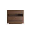 Avero Bedside Table Walnut Bedroom Lifestyle Close Up Thumb
