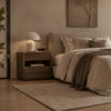 Avero Bedside Table Walnut Bedroom Urban Lifestyle