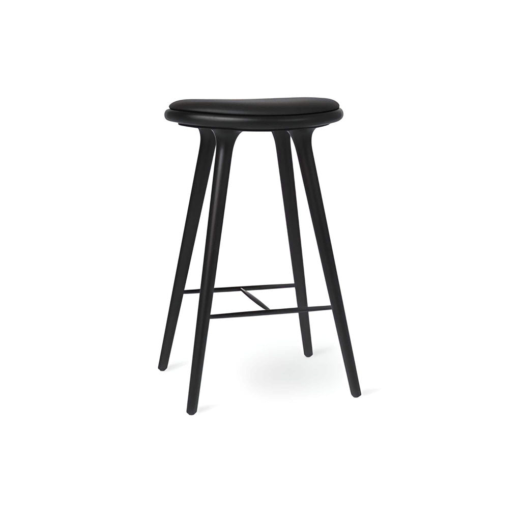 BAMBI Barstool Black Leather