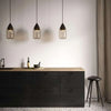 BAMBI Barstool Walnut Leather Kitchen Bar Counter