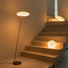 Baopuzi Floor Lamp Touch Sensor Light Burgundy Red