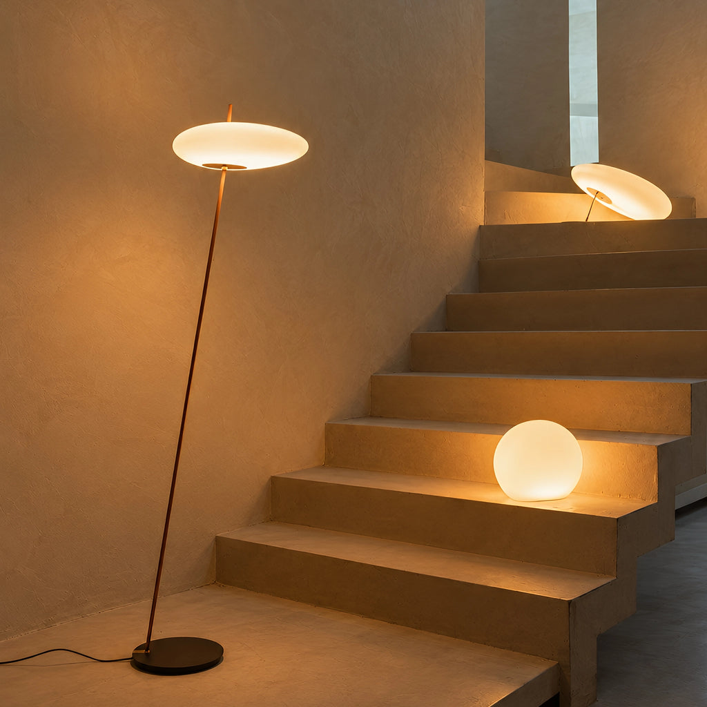Baopuzi Floor Lamp Touch Sensor Light Burgundy Red