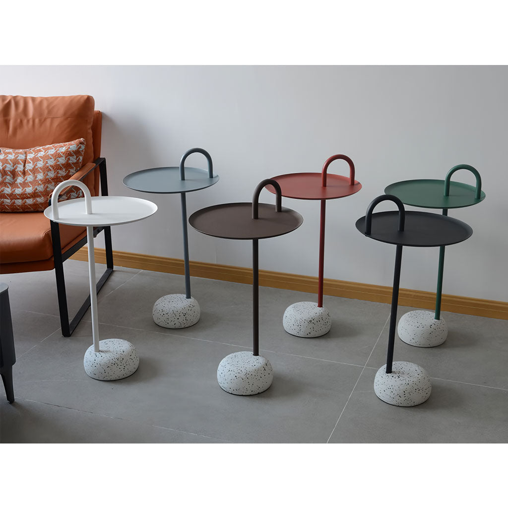 Bowler Side Table Group Terrazzo