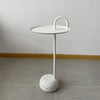 Bowler Side Table White Terrazzo