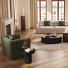 Luxury and modern living room with plush lounge seatings