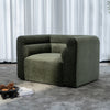 CLOVER Lounge Chair with clover-inspired curved design