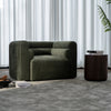 CLOVER artisanal crafted single-seater sofa / lounge chair in premium fabric