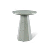 Statement accent coffee table with bold geometric base