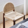 Calliope Dining Chair Solid Wood and Papercord Seating - Walnut