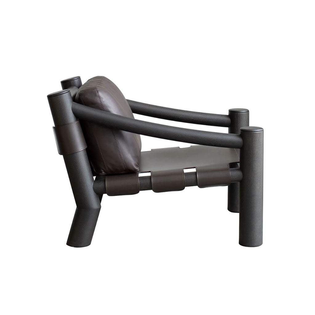 Ch Elephant Armchair Black Side View