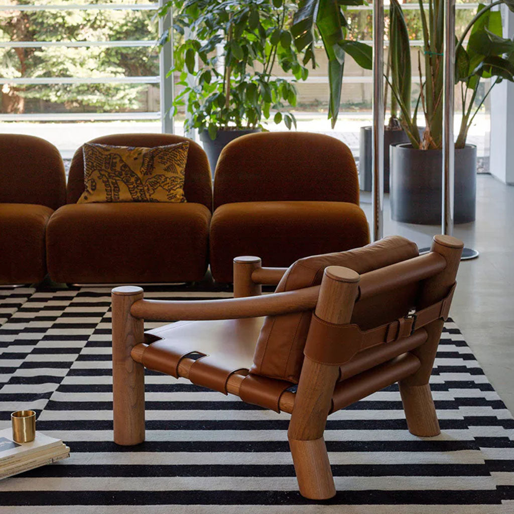 Ch Elephant Armchair Brown Living Area