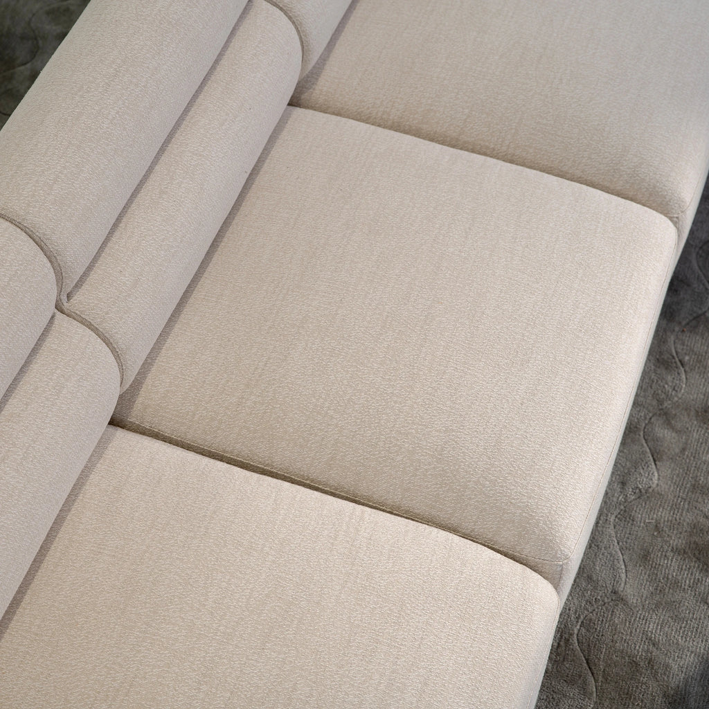 Chic clover style modular sofa for dynamic living spaces