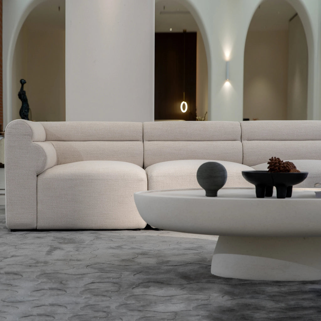 Clover inspired modular sofa offering flexible modern seating