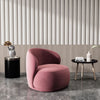 Cora Armchair Pink Velvet Upholstery