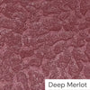 Micro-cement paint finishing on furniture and coffee table in deep merlot texture