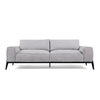 Elm 3 Seater Sofa Light Grey Linen