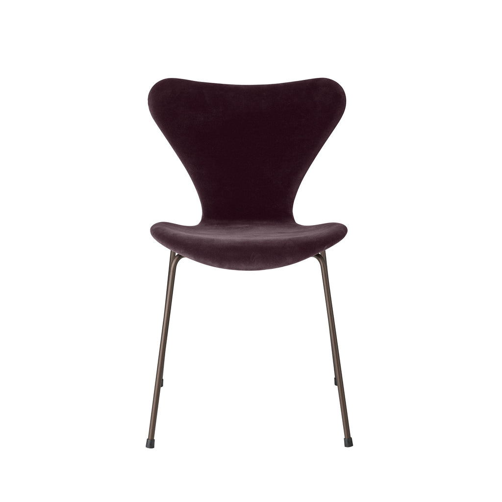 FELICIA CHAIR DARK PLUM VELVET FRONT
