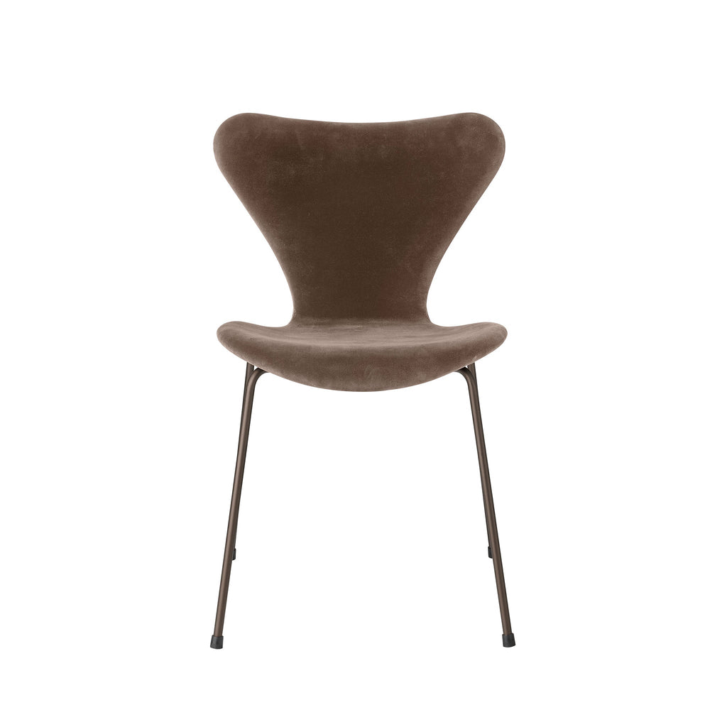 FELICIA CHAIR GREY BROWN VELVET FRONT