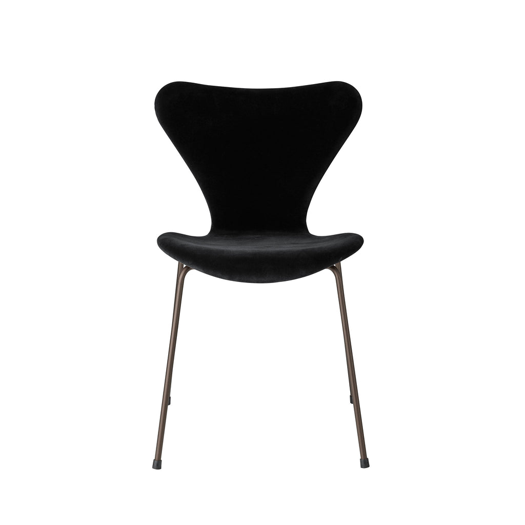FELICIA CHAIR NIGHT BLACK VELVET FRONT