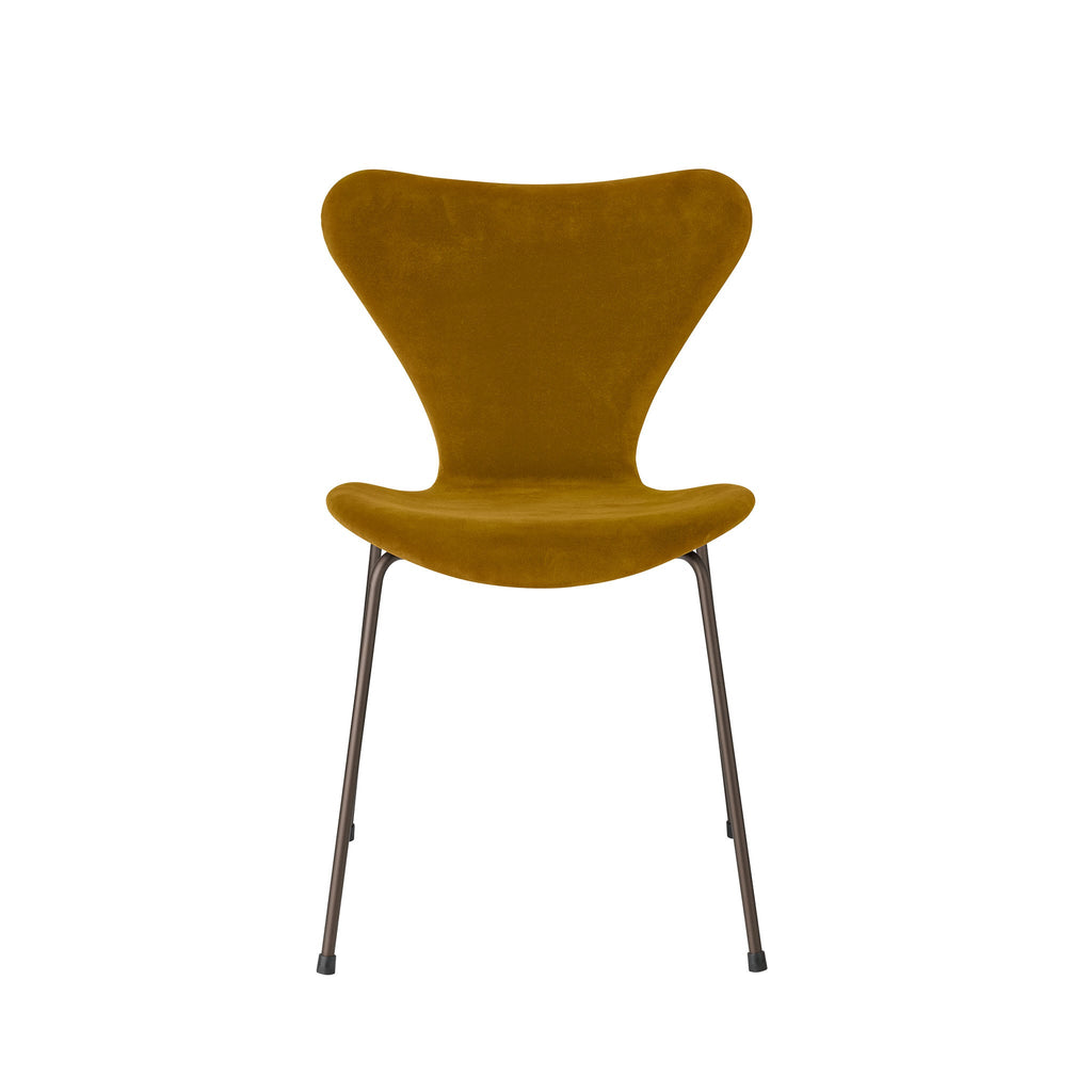 FELICIA CHAIR SOFT OCHRE VELVET FRONT