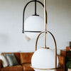 Hinkley Pendant Lamp Black Gold Close Up