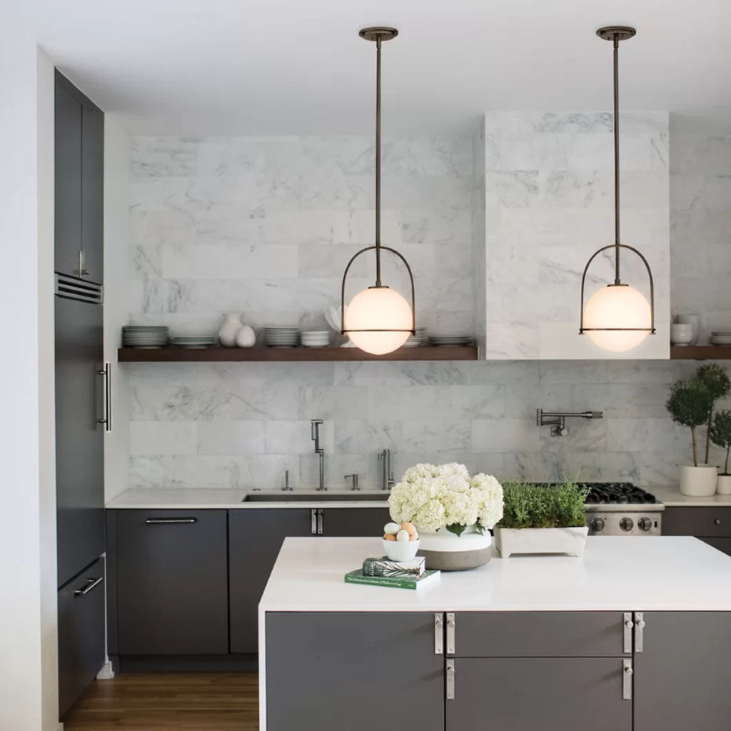 Hinkley Pendant Lamp Gold Kitchen