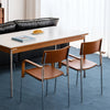 Juno Dining Chair Simple Lines Retro Colour Warm Wooden Seat