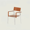 Juno Dining Chair Stainless steel chair legs provide stable load bearing capacity