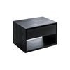 Kasen Bedside Table Black New Zealand Pinewood Bedroom Lifestyle Japandi