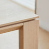 Keer Dining Table Ash wood Edge Close Up