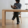 Keer Dining Table Ash wood minimal Design Durable construction designed for everyday use