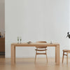 Keer Dining Table Sleek Design Complements Scandinavian Japandi contemporary and minimalist decor