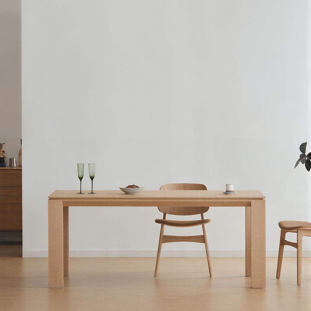 Keer Dining Table Sleek Design Complements Scandinavian Japandi contemporary and minimalist decor
