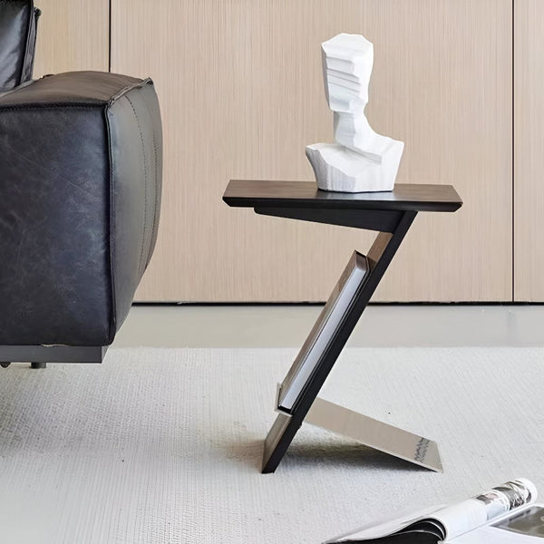 Modern minimalist Magizh Side Table in living and lounge space.