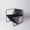 Mckenzie Armchair Black Black Nylon Sleek Design Living Area