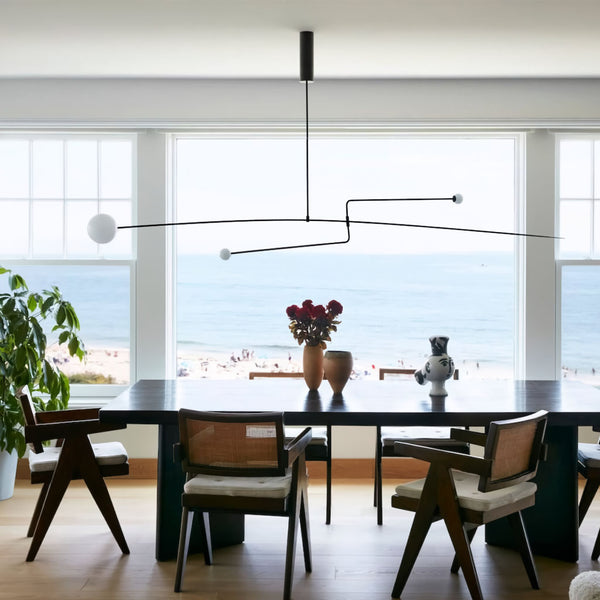 Mobile Pendant Light Black Dining Minimalist Modern