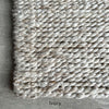 Handwoven Nelly Wool Rug Ivory Close Up