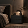 Oblo Bedside Table Black Bedroom Urban Lifestyle Close up