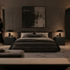 Oblo Bedside Table Black Bedroom Urban Lifestyle Minimal