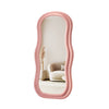 Ophelia Standing Mirror Upholstered Velvet Frame Pink