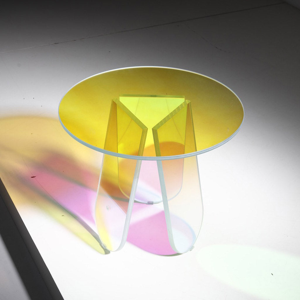 PLEXI Coffee Side Table Plexiglass Transparent Reflective