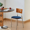 PORTO Dining Chair Mid Century Curved Back Provides comfortable support Bauhaus Design Philosophy