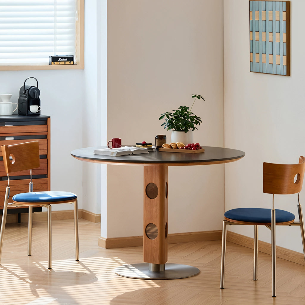 PORTO Dining Chair Mid Century Curved Back Provides comfortable support Spatial Styling Coordination