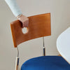 PORTO Dining Chair Mid Century Curved Back Provides comfortable support